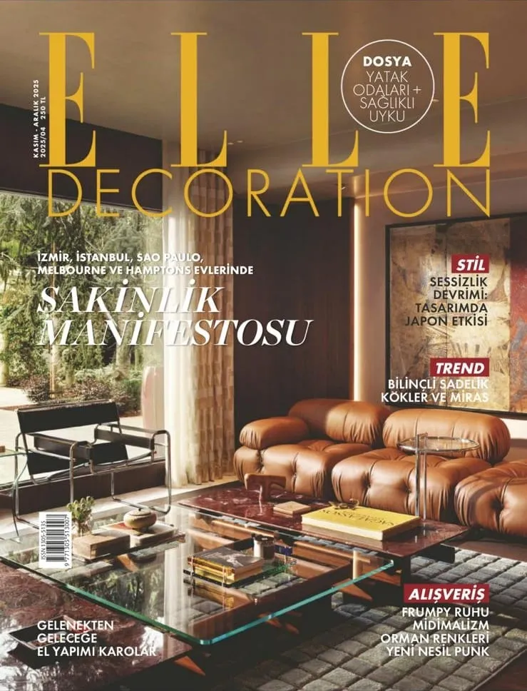 Banu Uçak ve İbrahim Kılıç, Elle Decoration'ın Förni sayfasında