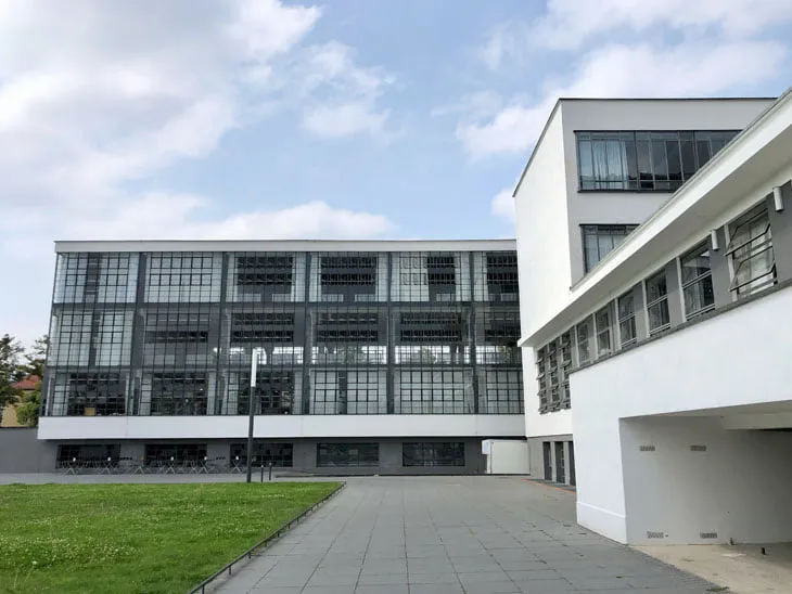 View of the workshop wing.